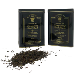 Preview: Darjeeling First Flush Ernte 2024 schwarzer Tee, Premiumqualität 2x 350g in einer für Lebensmittel geeigneten Dose
